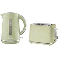 DAEWOO Cascade SDA2911GE Jug Kettle and 2-Slice Toaster Bundle - Green, Green