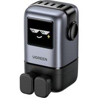 UGREEN Uno 100 W 4-Port GaN Universal USB Charger, Silver/Grey,Black