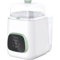 MOMCOZY KleanPal Pro Baby Bottle Washer, Steriliser & Dryer - White & Green