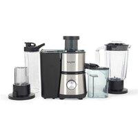 Salter EK4294F 4-in-1 Juicer & Blender Set - Black, Black