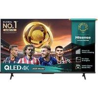 50" HISENSE E7Q PRO QLED 4K HDR Smart TV with Freely - 50E7QTUK PRO, Black