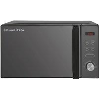 RUSSELLL HOBBS RHM2076B Compact Solo Microwave - Black, Black