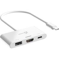 J5CREATE JCA399 USB Type-C to HDMI Adapter, White