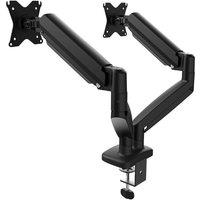 J5CREATE JTSA102-N Dual Arm Full Motion 17-32" Monitor Desk Mount - Black