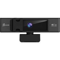 J5Create JVCU435-N 4K Ultra HD Webcam with Dual Stereo Microphones