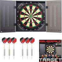 TARGET Summit Dartboard & Cabinet Set