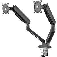 ONE FOR ALL DM8210 Universal Gaming Dual Arm 21-45" Monitor Desk Mount - Anthracite & Black
