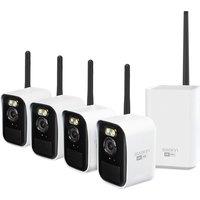 SWANN MaxRanger Mini SWNVK-MRMINISD4 4K Ultra HD NVR Security System - 4 Cameras, White
