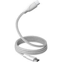 GOJI Braided Magnetic USB Type-C Cable - 1 m, Grey, Silver/Grey
