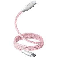 GOJI Braided Magnetic USB Type-C Cable - 1 m, Pink, Pink