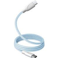 GOJI Braided Magnetic USB Type-C Cable - 1 m, Blue, Blue