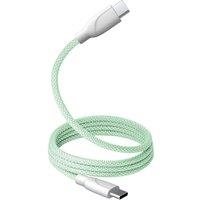 GOJI Braided Magnetic USB Type-C Cable - 1 m, Green, Green