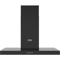 Stoves Sterling 100T Flat Chimney Cooker Hood - Black, Black