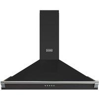 STOVES Richmond 100PYR Chimney Cooker Hood - Black, Black