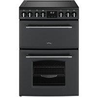 BELLING Farmhouse 60E Electric Ceramic Cooker - Anthracite & Chrome, Black