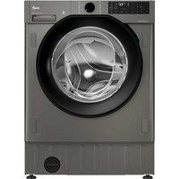HOOVER H-Wash & Dry 400 BH4S696M6DB9R-80 Integrated WiFi-enabled 9 kg Washer Dryer, Silver/Grey,Black