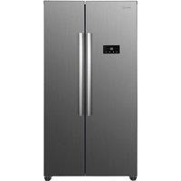 INDESIT INGF 6441 XP4UK American-style Fridge Freezer - Inox, Silver/Grey