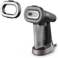 TEFAL Pure Force DT8765G0 Clothes Steamer - Cinnamon Pink Metal & Black Glamma, Silver/Grey,Black