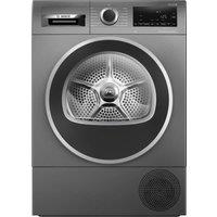 BOSCH Series 6 WQG245R2GB 9 kg Heat Pump Tumble Dryer - Graphite, Silver/Grey