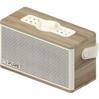 PURE Classic Aura Portable Bluetooth Speaker - Cotton White & Oak, Brown,White