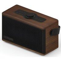 PURE Classic Aura Portable Bluetooth Speaker - Coffee Brown & Walnut, Brown