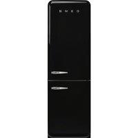 SMEG FAB32RBL6UK 70/30 Fridge Freezer - Black, Black