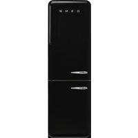 SMEG FAB32LBL6UK 70/30 Fridge Freezer - Black, Black