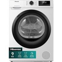 HISENSE 1Q Series DH1Q902BW2 9 kg Heat Pump Tumble Dryer - White, White