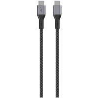 GOJI USB-C to USB-C Cable - 2 m, Black, Black