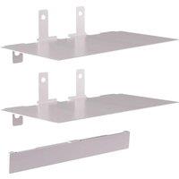 NANOLEAF Blocks Add-on Steel Shelf - Pack of 2, Silver/Grey