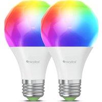 NANOLEAF Essentials Matter Smart Multicolour LED Light Bulb - E27, Pack of 2