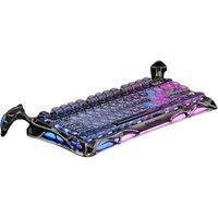 GRAVASTAR Mercury K1 Pro Wireless Mechanical Gaming Keyboard - Cyberpunk, Purple,Blue,Black