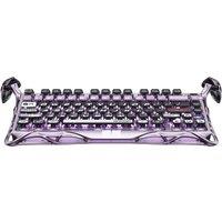 Gravastar Mercury V75 Pro Mechanical Gaming Keyboard - Iron Purple, Purple,Black