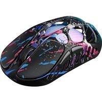 GRAVASTAR Mercury X Pro RGB Optical Gaming Mouse - Neon Graffiti, Purple,Black