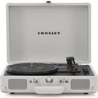 CROSLEY Cruiser Plus Belt Drive Bluetooth Turntable - White Sand, White