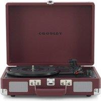 CROSLEY Cruiser Plus Belt Drive Bluetooth Turntable - Burgundy, Red