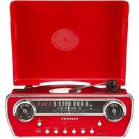 CROSLEY Powel 7-in-1 Music Centre - Red, Red