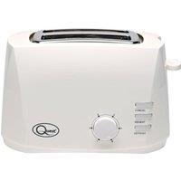 QUEST 34919 2-Slice Toaster - White, White