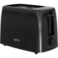 IGENIX IGT0245B 2-Slice Toaster - Black, Black