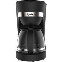 IGENIX IGCM01286B Filter Coffee Machine - Black, Black