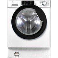 HOOVER H-Wash 300 Pro HBWS 484DMBW5-80 Integrated 8 kg 1400 Washing Machine, White