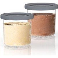 Ninja Ice Cream Maker Dessert Tubs - Set of 2, Clear