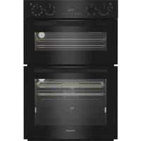 HOTPOINT DIH 82G1A B Plug-in Electric Double Oven - Black, Black