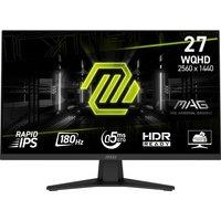 MSI MAG 274QF Quad HD 27 Rapid IPS LCD Gaming Monitor - Black, Black