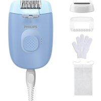 PHILIPS Series 4000 BRE247/00 Epilator - Blue, Blue