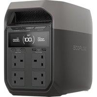 ECOFLOW DELTA 3 1024 Wh Portable Power Station, Silver/Grey,Black