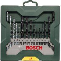 BOSCH Mixed Mini X-Line Drill Set - 15 Piece Set