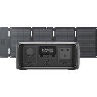 ECOFLOW River 3 UPS & 45 W USB Type-C Portable Solar Panel, Black