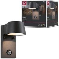 PAULMANN Capea Outdoor LED Wall Light with Motion Sensor - Anthracite