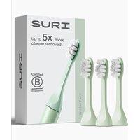 SURI Sonic Replacement Toothbrush Head  Winter Fern, Pack of 3